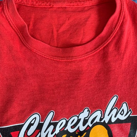 Vintage Cheetah Cheerleading t shirt - cropped- - Picture 2 of 3